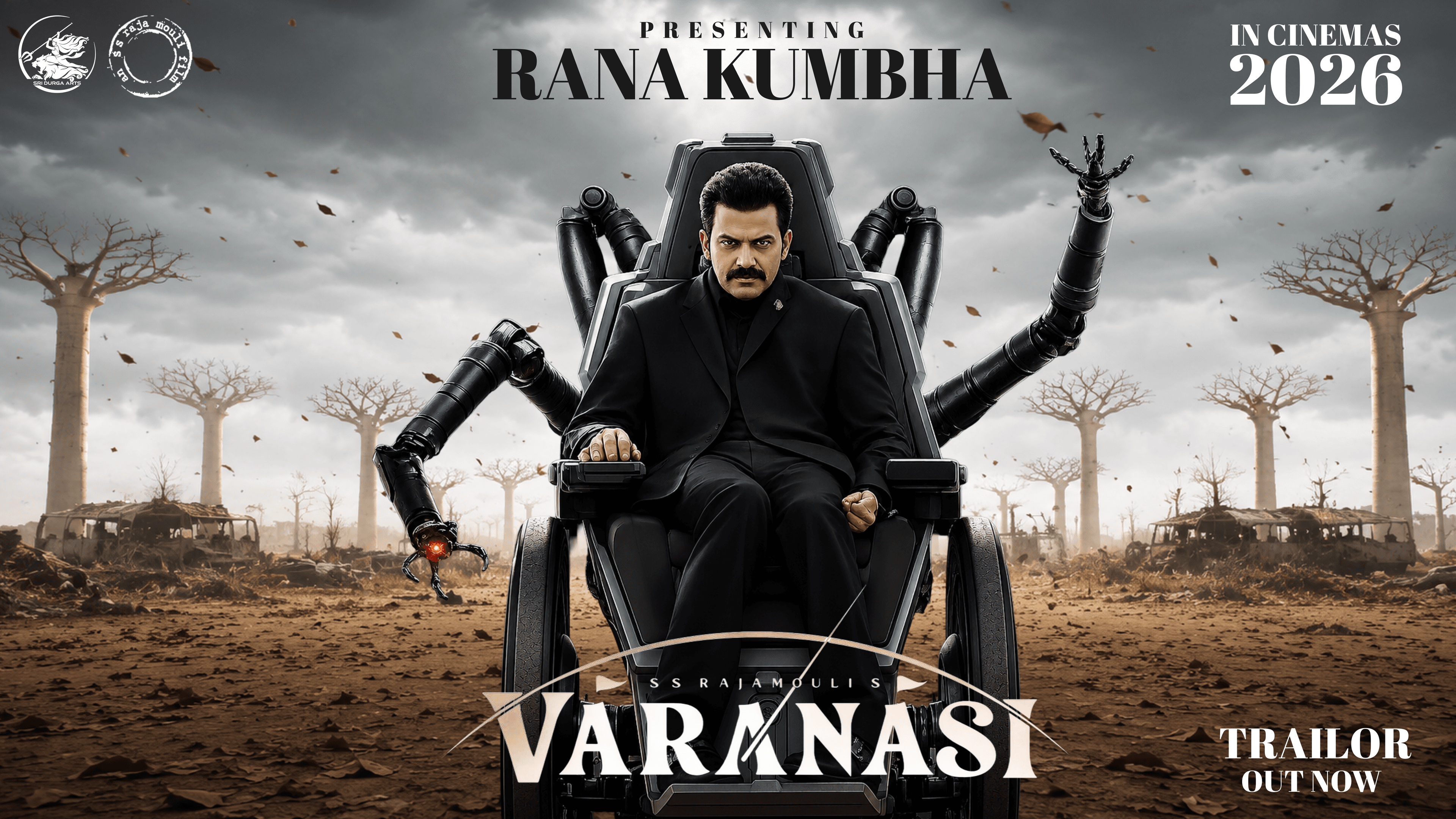 VARANASI MOVIE POSTER ft Rana Kumbha